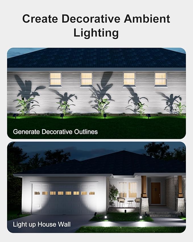 2 Pack Solar Spotlights Outdoor Waterproof - Image 4