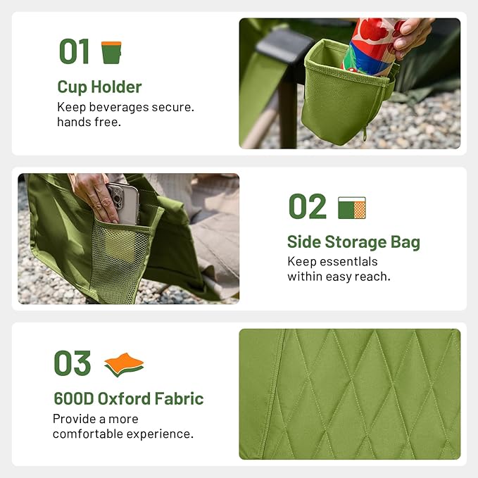 TIMBER RIDGE Hammock Camping Chair - Image 6