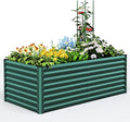 Quictent Galvanized Raised Garden Bed Metal Planter Box Bottomless by QUICTENT