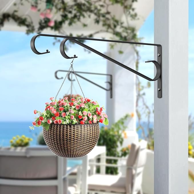 Plant Hangers Outdoor Plant Hooks Heavy Duty Iron Plant Hanger Hook - Image 6