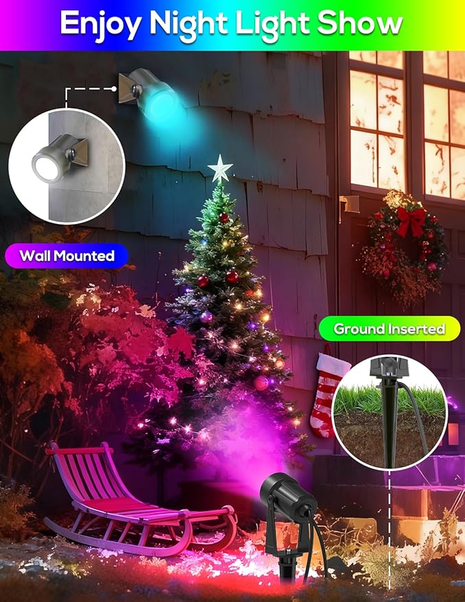 Zyan Solar Color Changing RGB Spotlights - Image 9