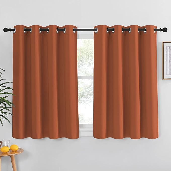 NICETOWN Blackout Burnt Orange Curtain by NICETOWN