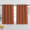 NICETOWN Blackout Burnt Orange Curtain 54 inches Long by NICETOWN