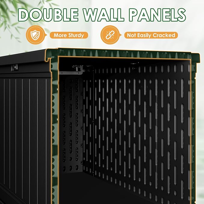 Devoko 160 Gallon Double-Wall Deck Box - Image 4
