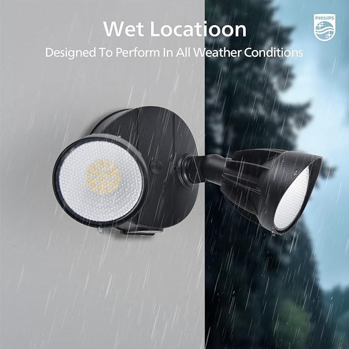 Philips 44W 3500LM ‌LED Security Flood Light‌ ‌Outdoor‌，Switch Controlled - Image 8