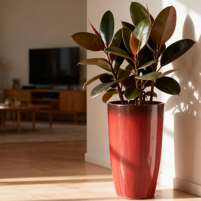 Worth Garden 23.5" H. Large Plastic Planters - Image 4