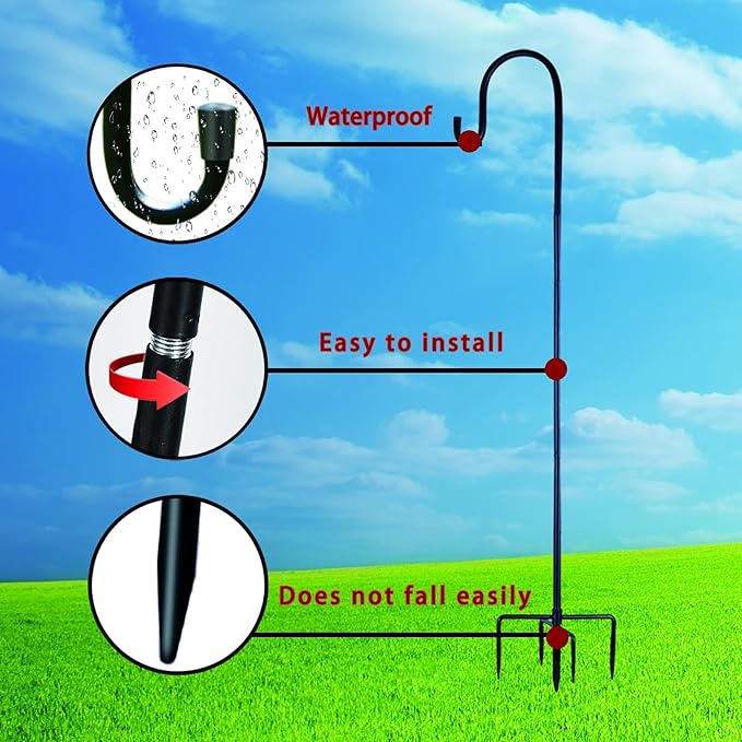 Ottsuls Shepherd-Hooks 60" Adjustable - Image 3