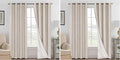 H.VERSAILTEX Blackout Curtains, Linen Curtains 108 inches Long 100% Black Out by HVERSAILTEX
