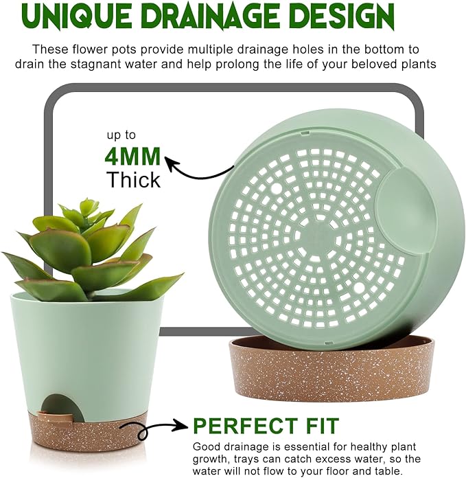 Indoor Self Watering Planters - Image 3