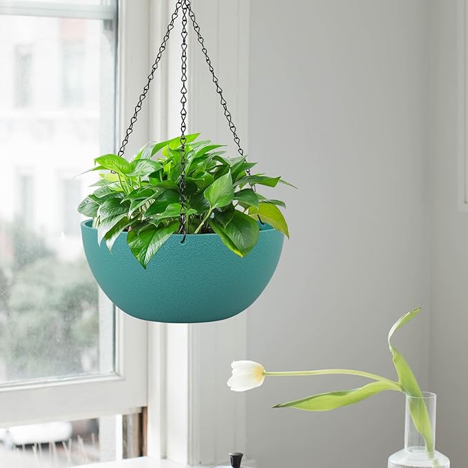 10 inch Hanging Planters for Outdoor Indoor Plants - Image 5