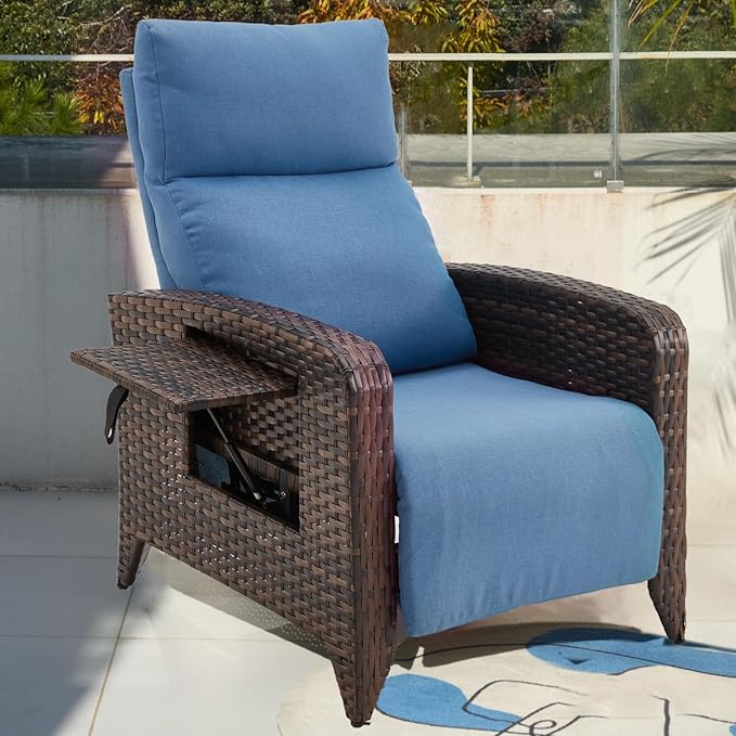 Outdoor Recliner Chairs Set of 2 Reclining Patio Chairs by zzw