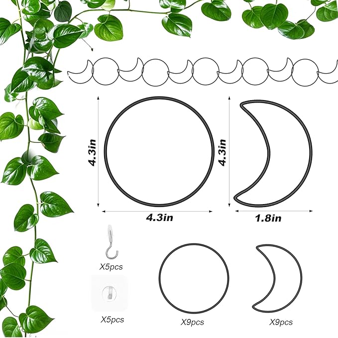 18 Pcs Chain Trellis for Climbing Plants Indoor Outdoor, Wall Plant Vine - Image 4
