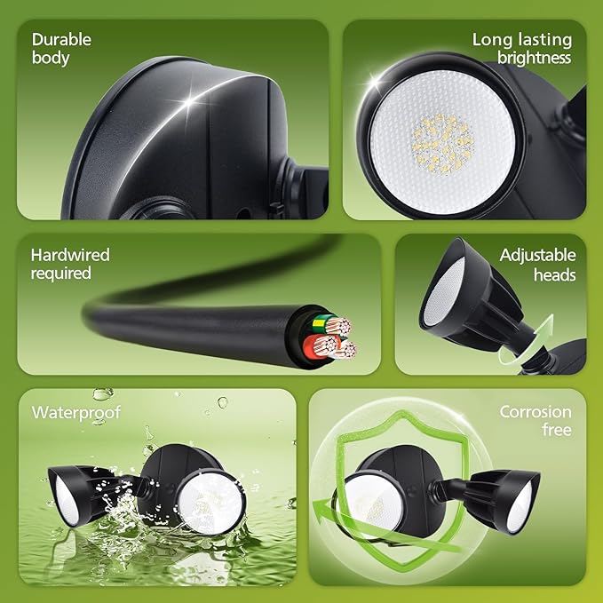 Philips 44W 3500LM ‌LED Security Flood Light‌ ‌Outdoor‌，Switch Controlled - Image 2