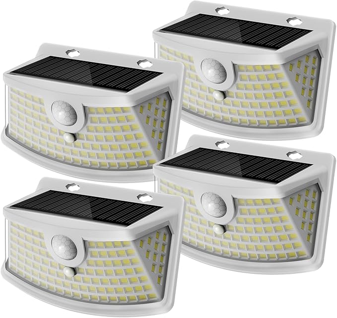 Aootek New Solar Motion Sensor Lights 120 LEDs by Lightupeveryconer