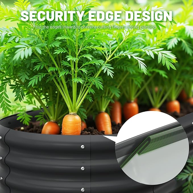 Galvanized Metal Raised Garden Bed Kit - Image 3