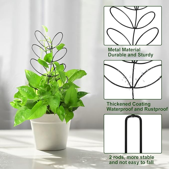 AUGSUN 2 Packs Indoor Plant Trellis Garden Trellis - Image 3