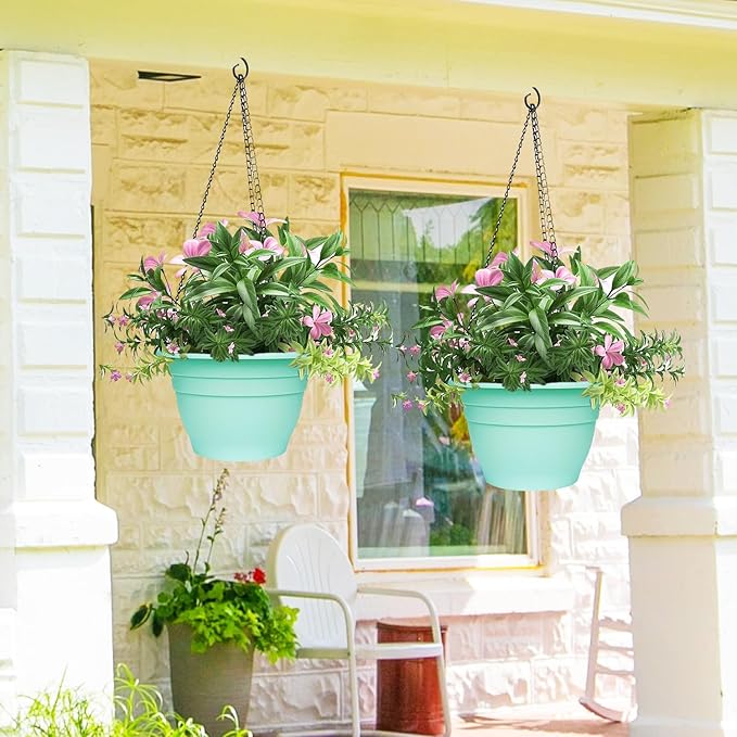 Plant Pots Set of 5, 6.4" Depth Plant Planters - Image 6
