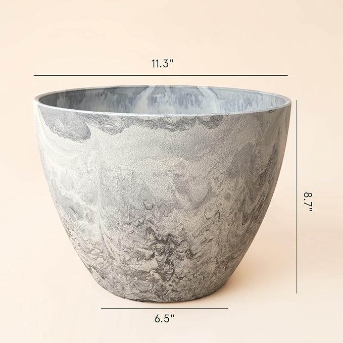 LA JOLIE MUSE Flower Pots Outdoor Garden Planters, Indoor Plant Pots - Image 6