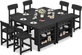 SERWALL 8-Piece Counter Height DiningTable Sets by SERWALL