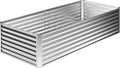 8x4x2FT Galvanized Raised Garden Bed, Planter Raised Beds-Metal Garden Box by Home