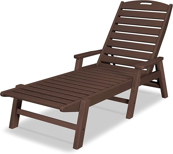 POLYWOOD NCC2280MA-P Nautical Arms Chaise by POLYWOOD