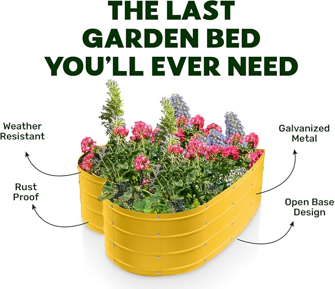 Plant & Plot Galvanized Raised Garden Beds Outdoor // Planter Raised Beds - Image 5