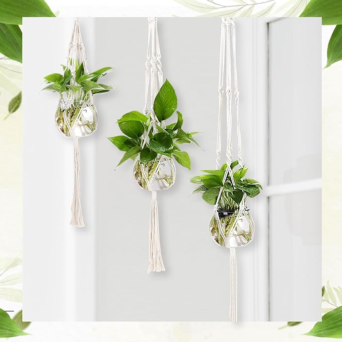 6 Pcs Boho Macrame Plant Hanger - Image 6