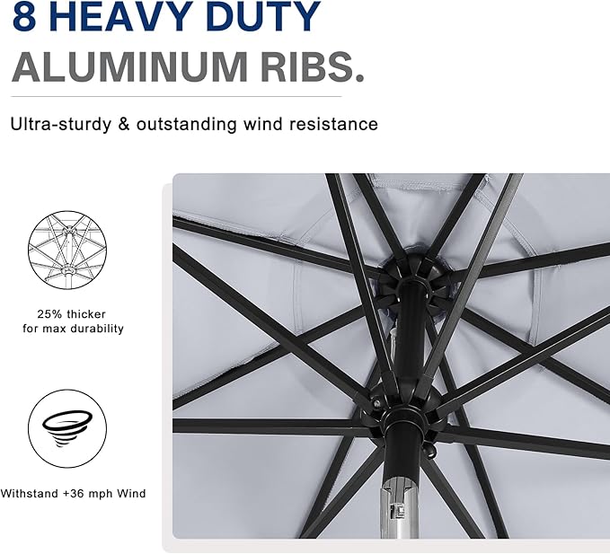 ABCCANOPY Durable Solar Led Patio Umbrellas - Image 7