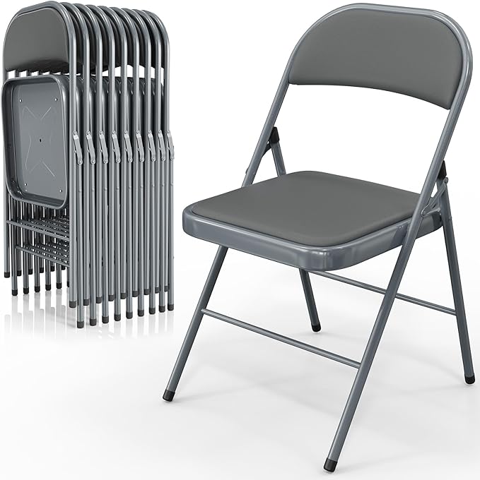 VINGLI 10 Pack Folding Chairs by VINGLI