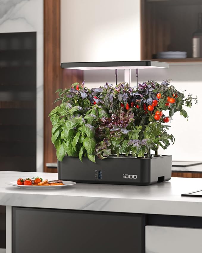 iDOO Hydroponics Growing System Kit 12Pods, Christmas Gifts - Image 8