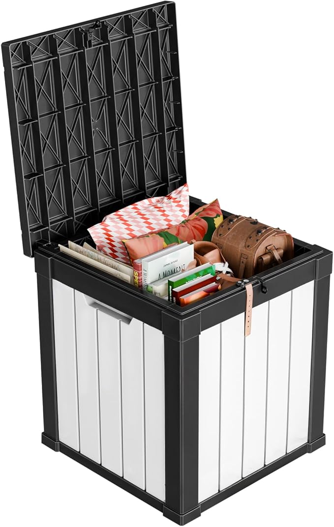 DRATO 50 Gallon Deck Box, Outdoor Storage Box by DRATOprovidesawarmandcozy