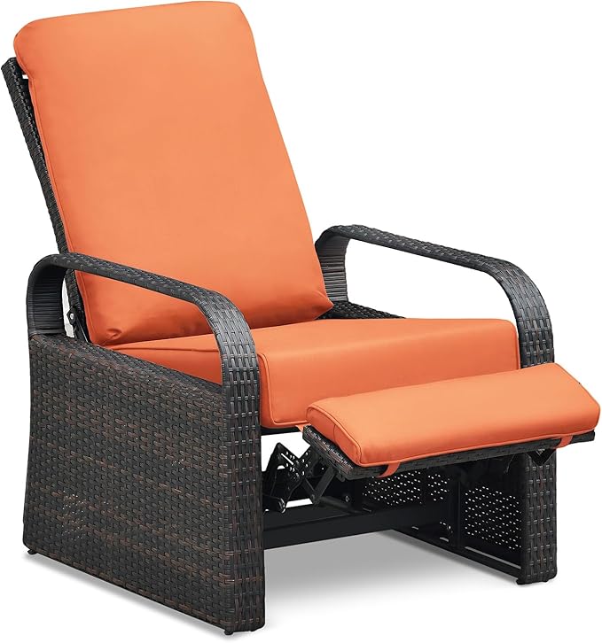 ART TO REAL Automatic Adjustable Patio Recliner Chair Relaxing Sofa Outdoor by ATRARTTOREAL