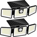 INCX Solar Lights Outdoor Waterproof, 3000 LM 156 LED Motion Sensor Outdoor by INCX