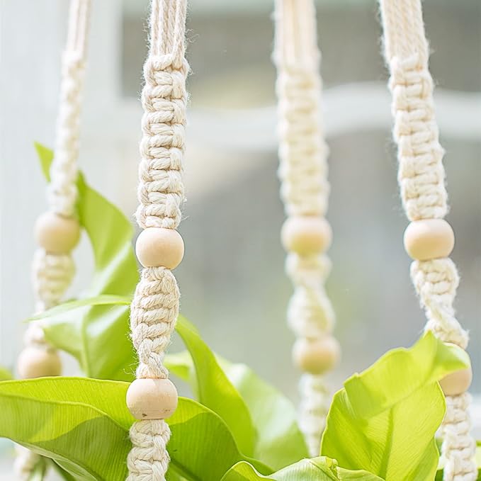 Mkono 43 Inch Macrame Plant Hanger Large - Image 4