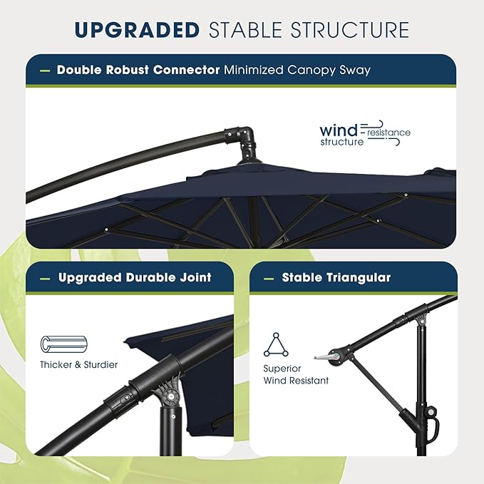 wikiwiki 10ft Patio Umbrella - Image 4