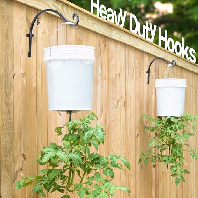 Qiang Ni Bird Feeder Hanger: 12-Inch Wall-Mounted Plant Bracket Outdoor - Image 6