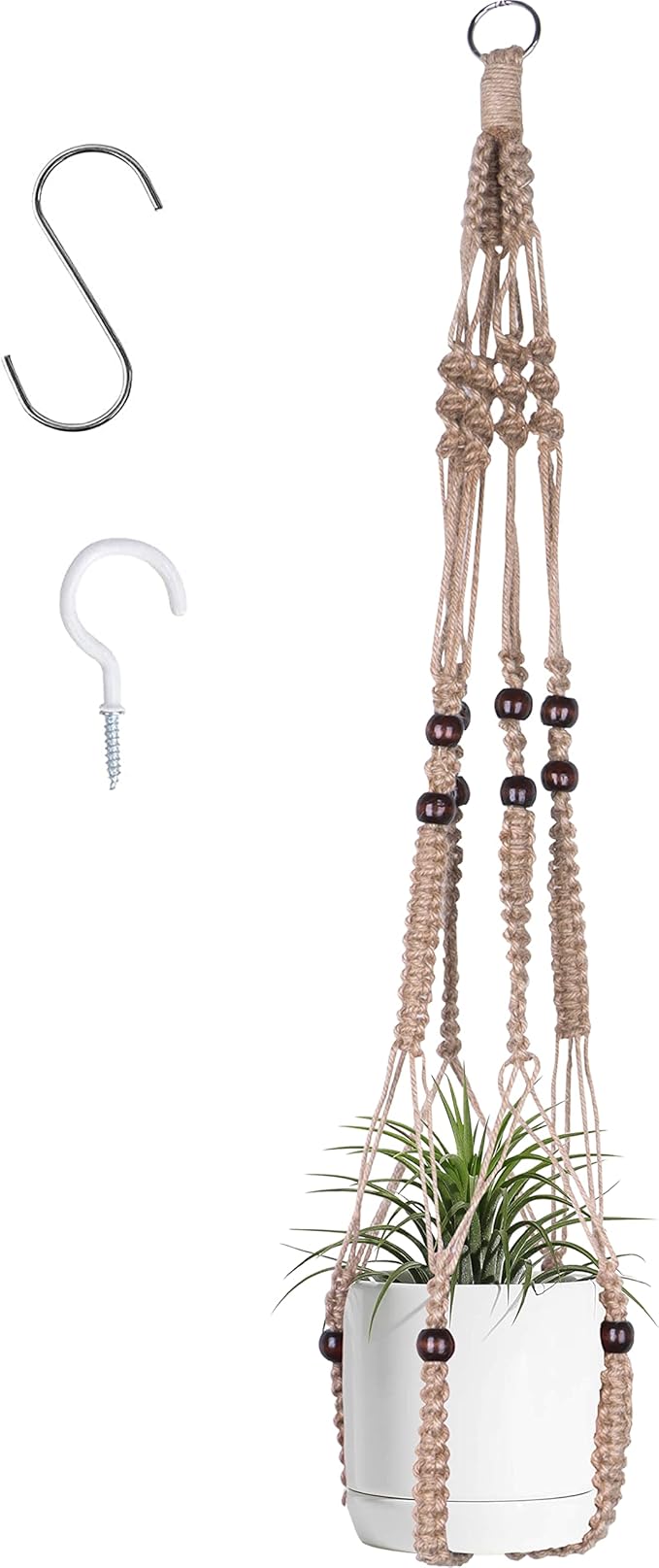 Macrame Plant Hanger Indoor Hanging by BlueMake