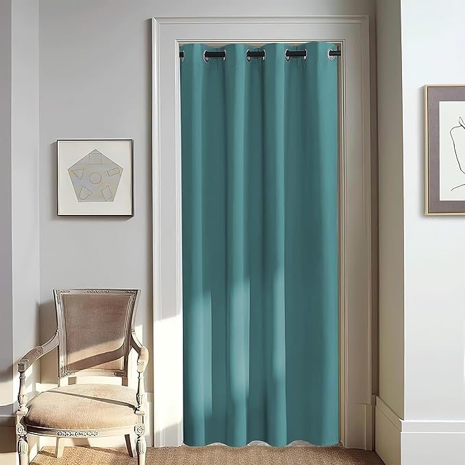 NICETOWN Door Curtain for Closet Doors 80 Inches Long 1 Panel, Room Divider by NICETOWN
