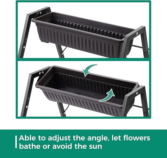 Raised Garden Planter Bed, Tiered Planter Stand - Image 5