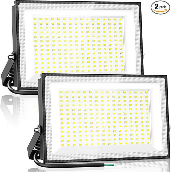 Onforu 200W LED Flood Lights Outdoor, 18000LM Bright Security Light, IP66 by Onforu