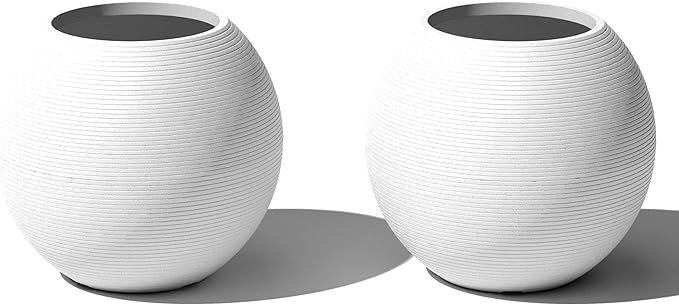 Veradek Strata Series Sphere Round Planter by VeradekOutdoor