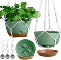3 Pack 8/10/12 Inch Hanging Planters by Montresor