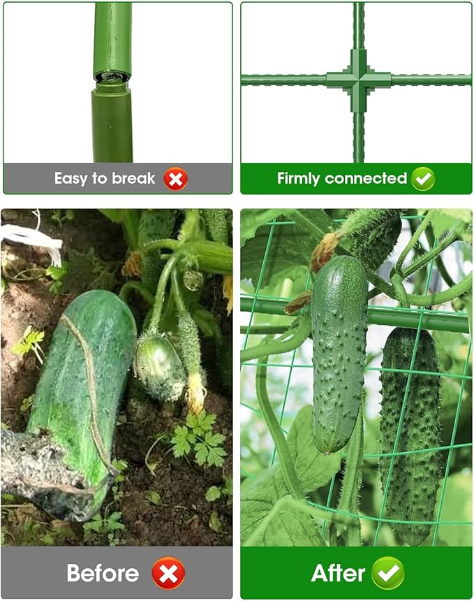 2 Pack Cucumber Trellis, Garden Trellis - Image 5