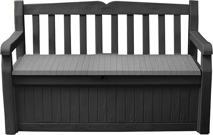 Keter Solana 70 Gallon Storage Bench Deck Box by Keter