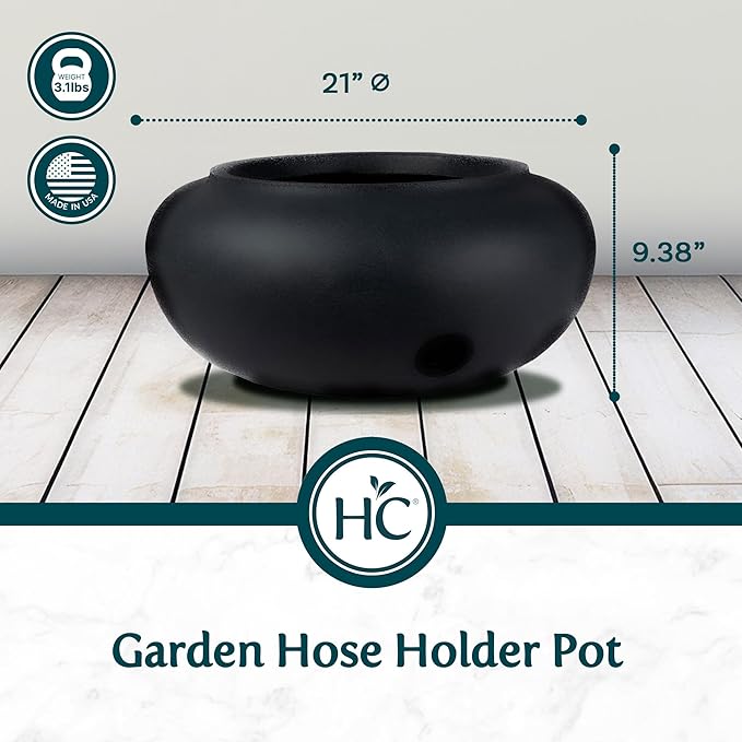 The HC Companies 21 Inch Garden Hose Pot - Image 3