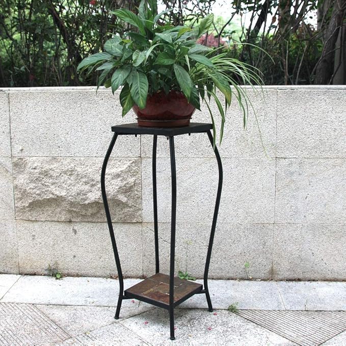 Zhongma 2 Tier 30" Tall Plant Stand - Image 4