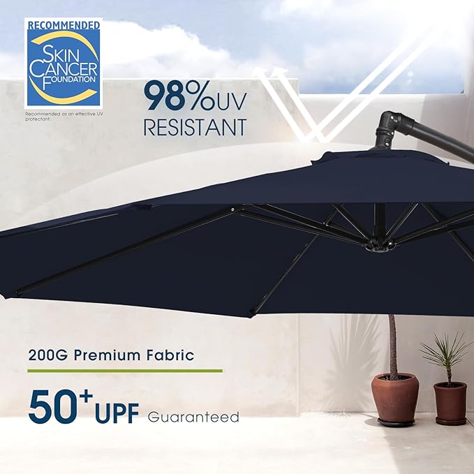 wikiwiki 10ft Patio Umbrella - Image 3