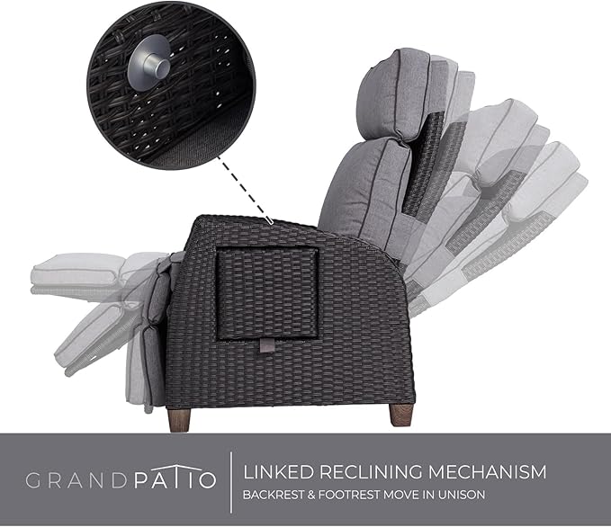 Grand patio Outdoor Reclining Chairs - Image 3