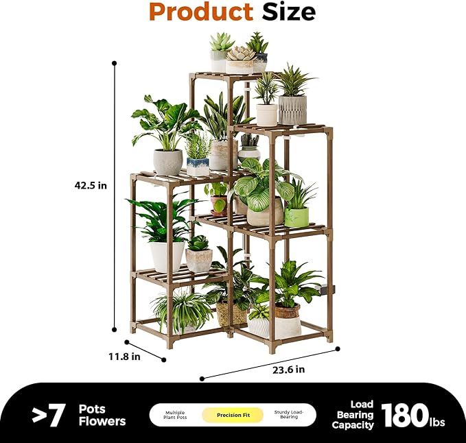 Bamworld Plant Stand with Grow Light - Image 5