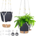 Hanging Planter Self Watering 8 Inch, 2 Pack Hanging Baskets by Fielda
